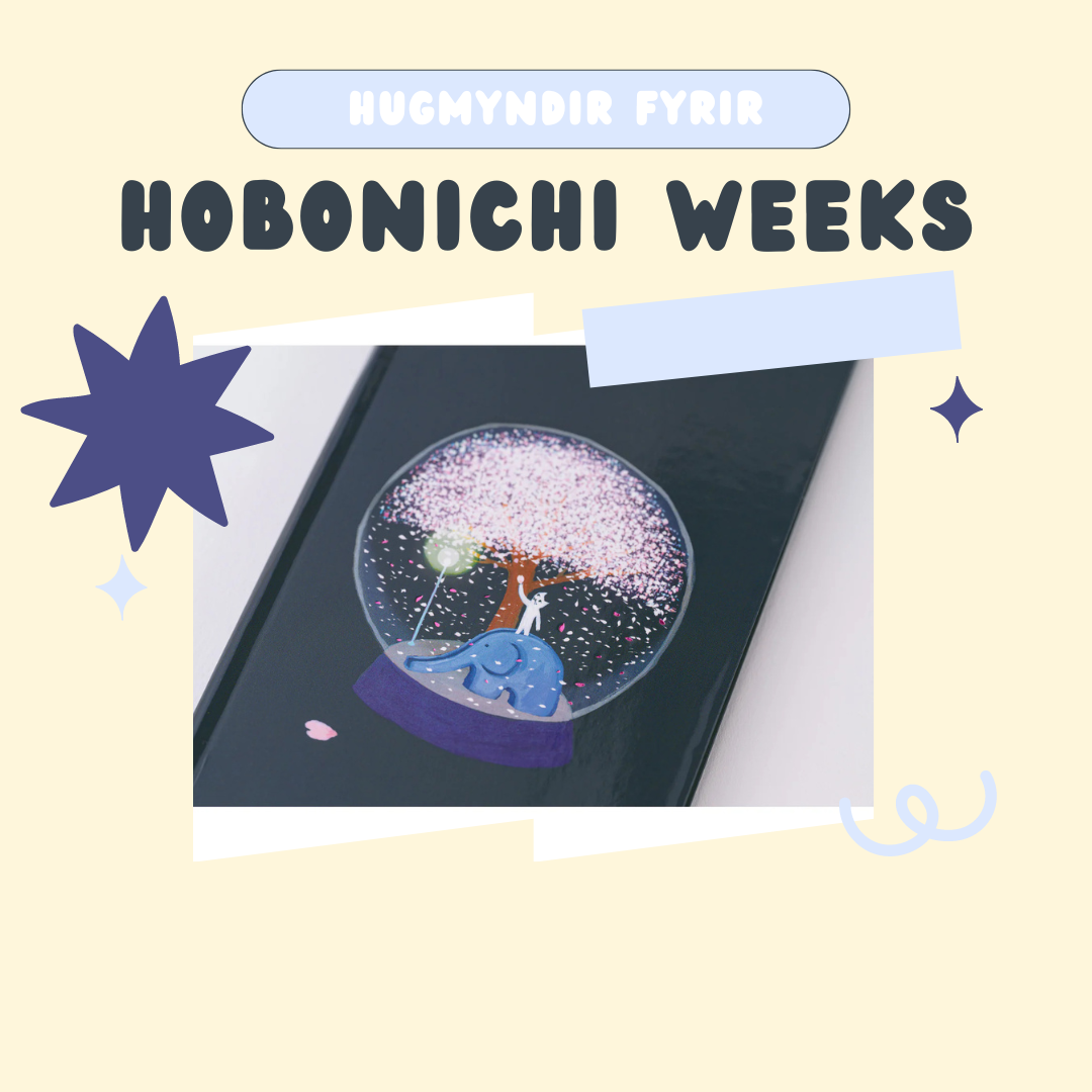 Allskyns hugmyndir fyrir HOBONICHI WEEKS dagbækurnar!