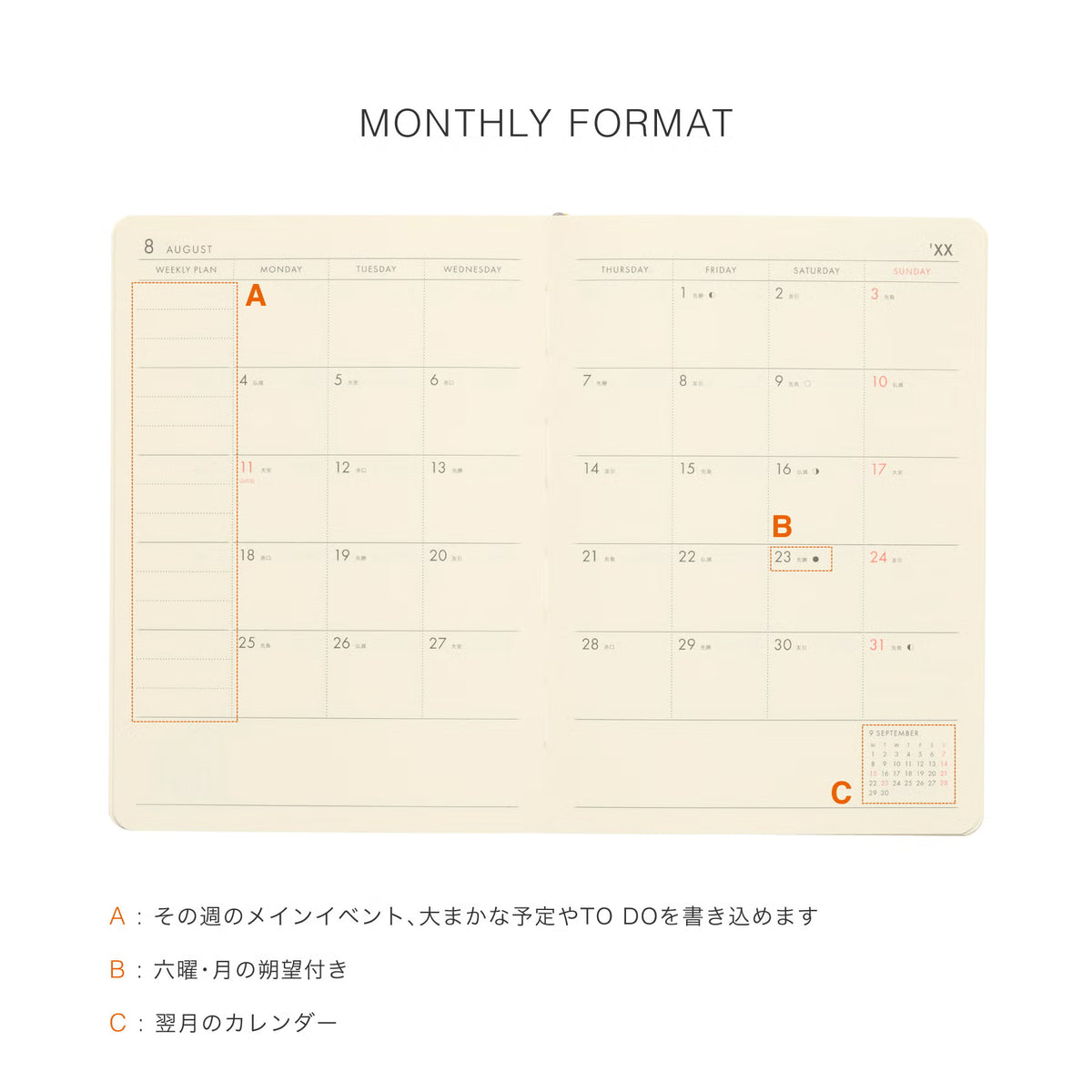HIGHTIDE Diary A6 Yellow