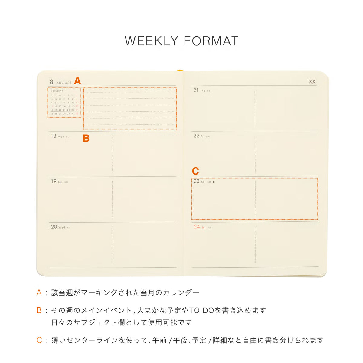 HIGHTIDE Diary A6 Yellow
