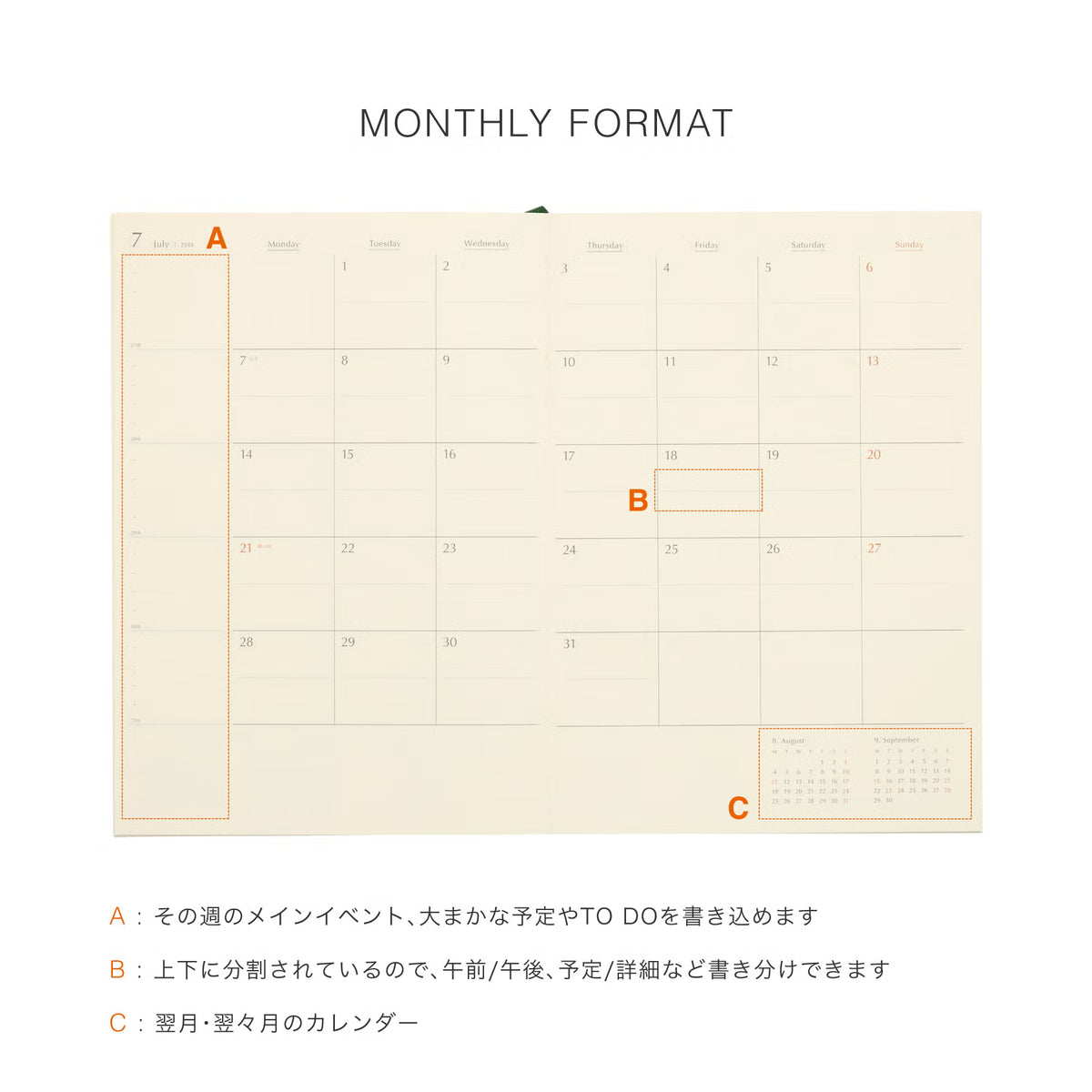 HIGHTIDE Diary Scenery A5 Green