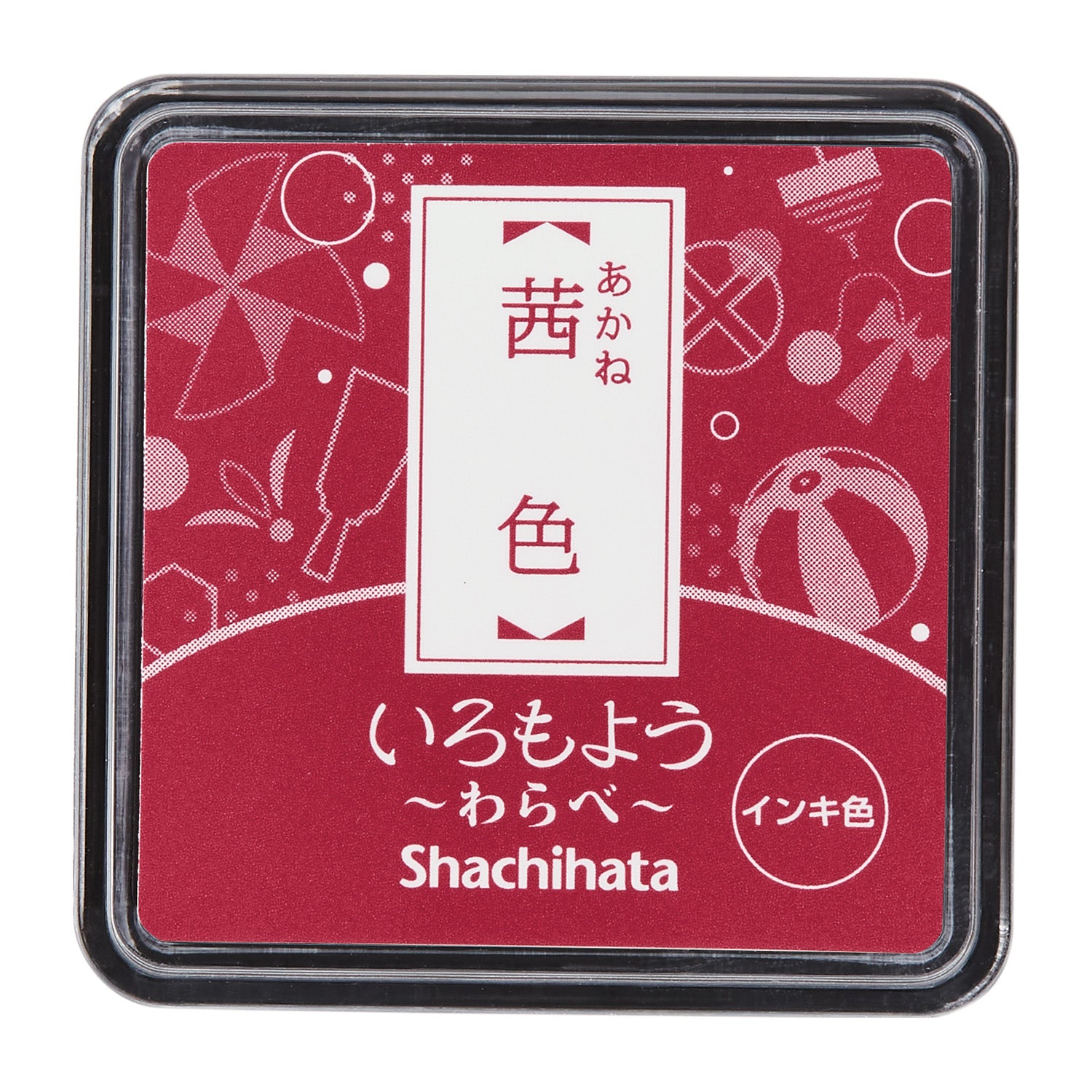 Shachihata stimpilpúði (minni) - múrsteinsrauður 茜色