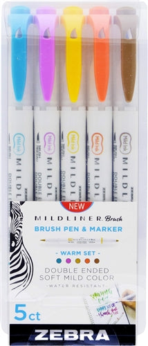 MILDLINER brush&marker (5stk) - Warm