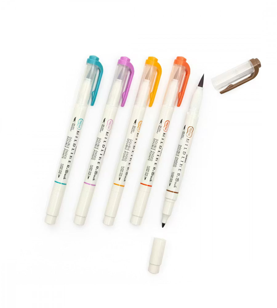 MILDLINER brush&marker (5stk) - Warm