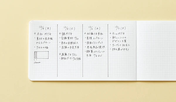 EMILy ílöng glósubók - blágrá