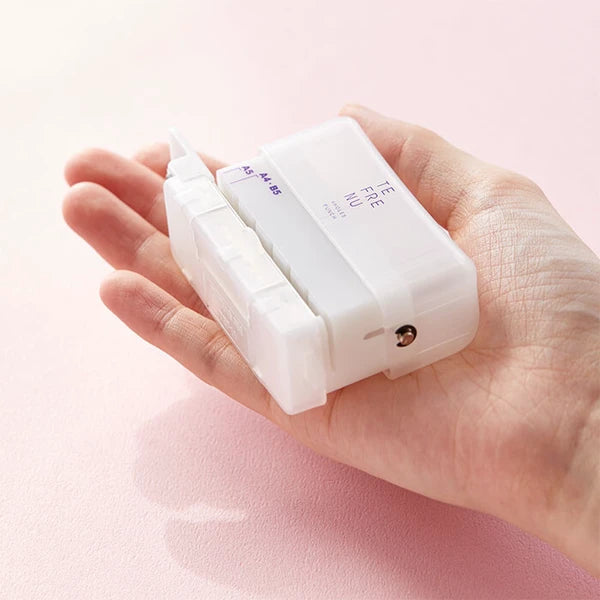 Gatari fyrir pappír (A5, A4, B5) fjólublár