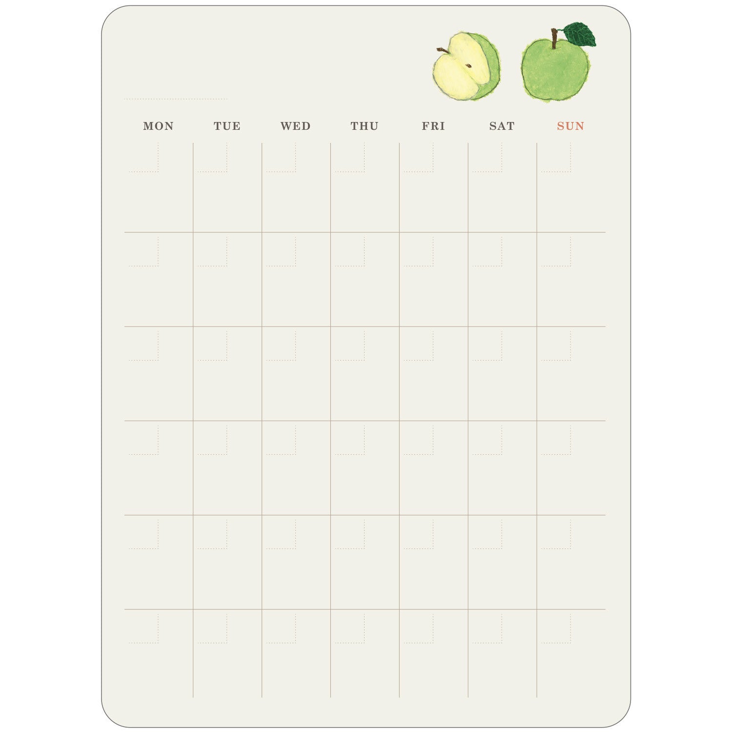 2026 dagbókarlímmiðar (A6) myndskreyttir