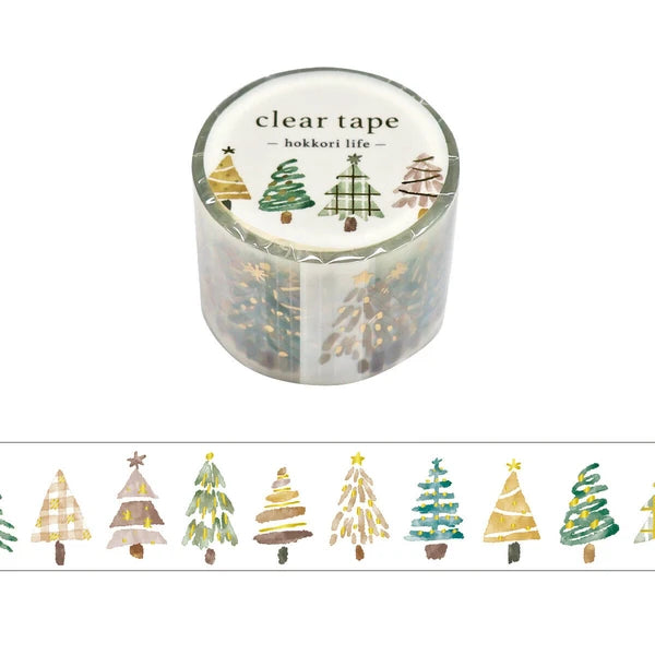 Skrautlímband - jólatré (30mm x 3m)