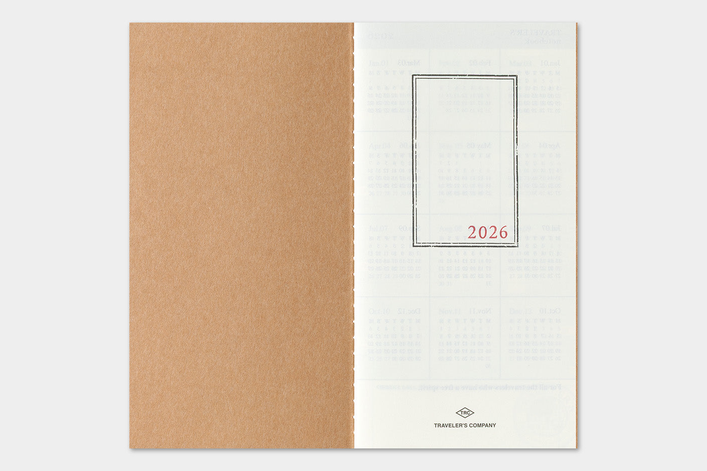 TRC 2026 Monthly Diary Regular Size (forpöntun/pre-order)