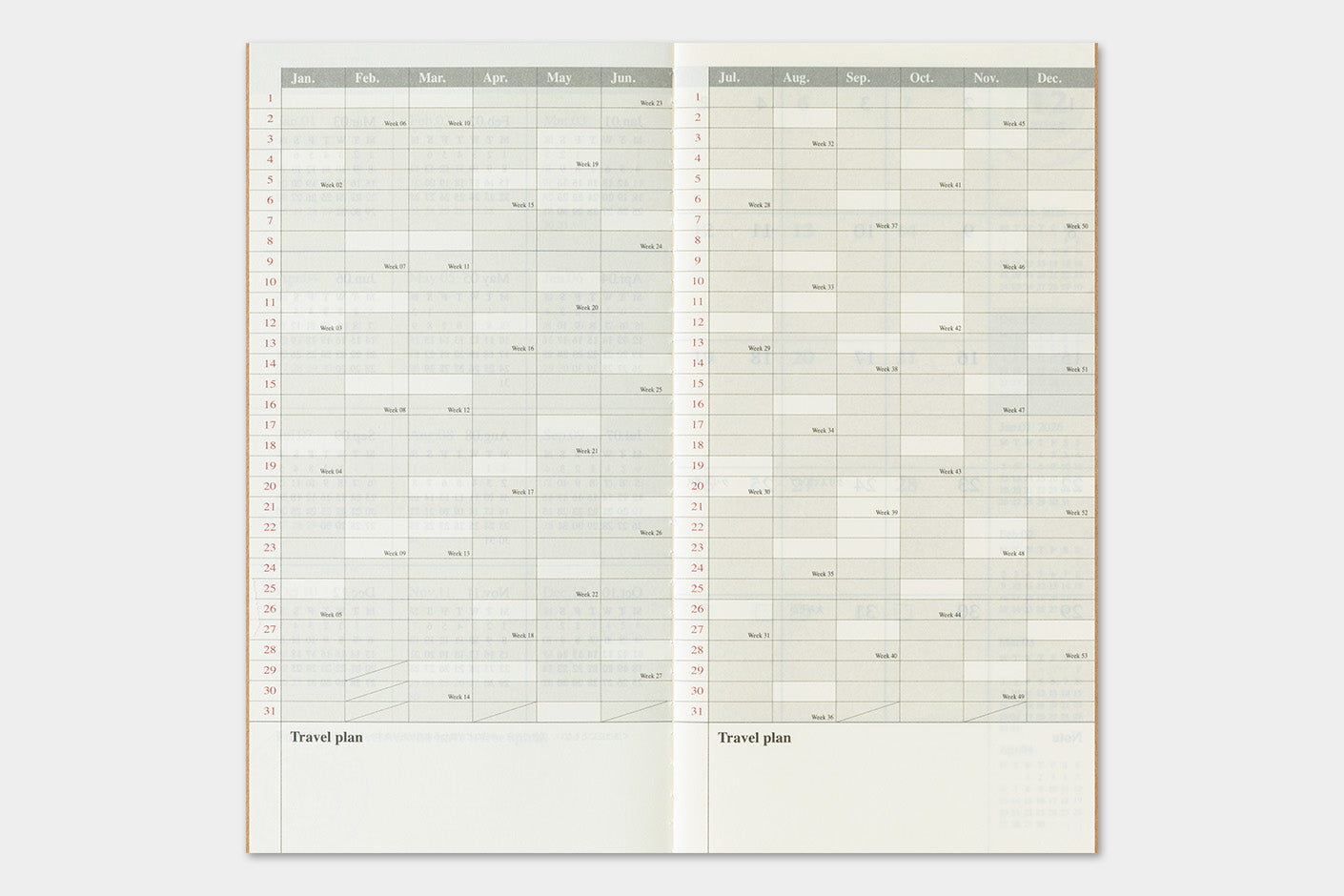 TRC 2026 Monthly Diary Regular Size (forpöntun/pre-order)