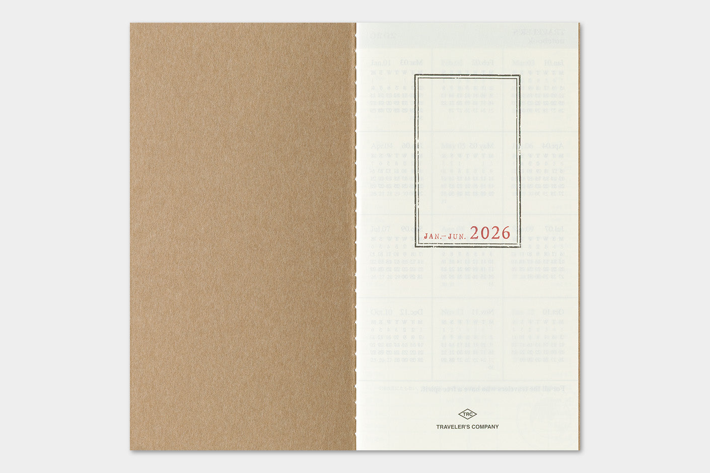 TRC 2026 Weekly + Memo Diary Regular Size (forpöntun/pre-order)