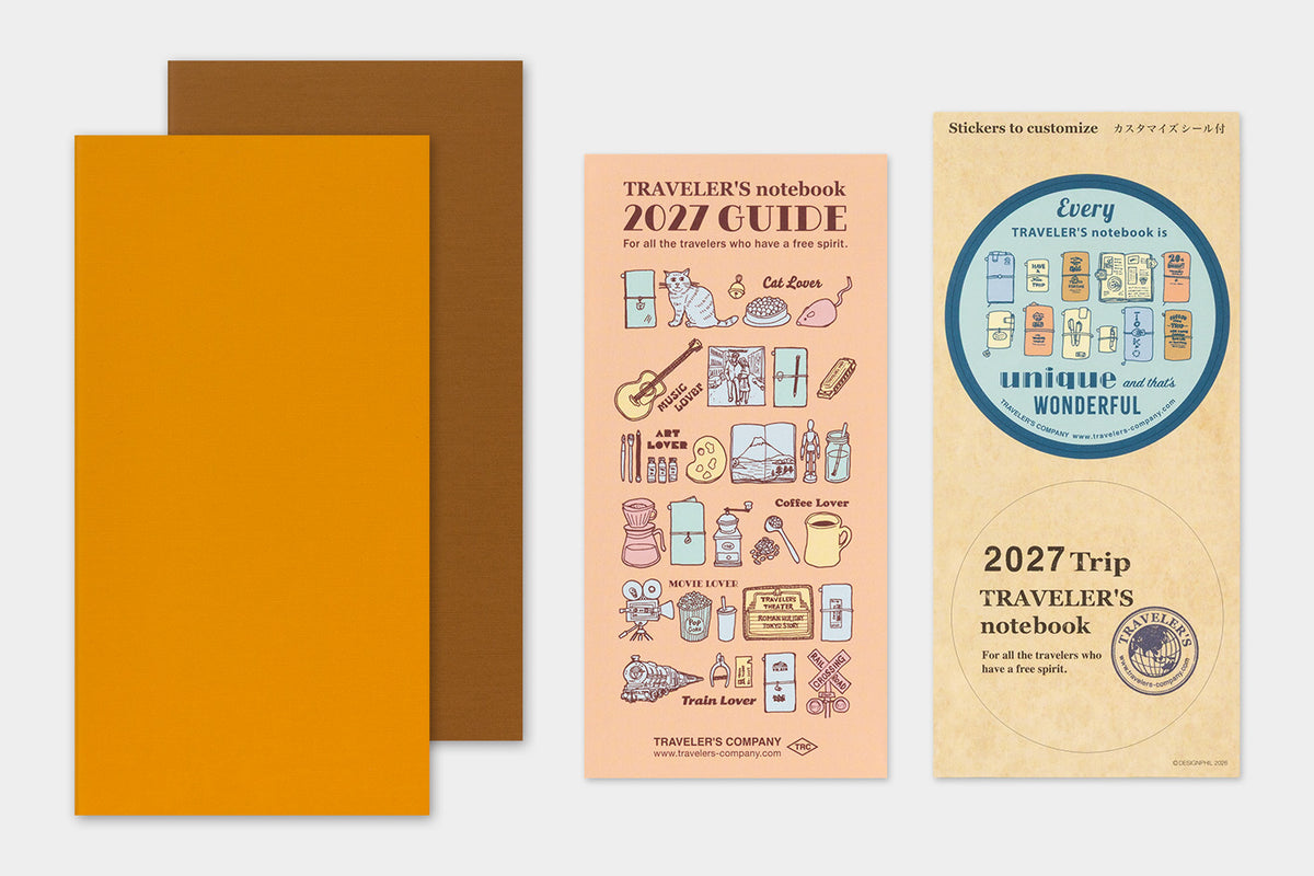 Traveler's Company 2027 Weekly Vertical (Regular Size) - forpöntun
