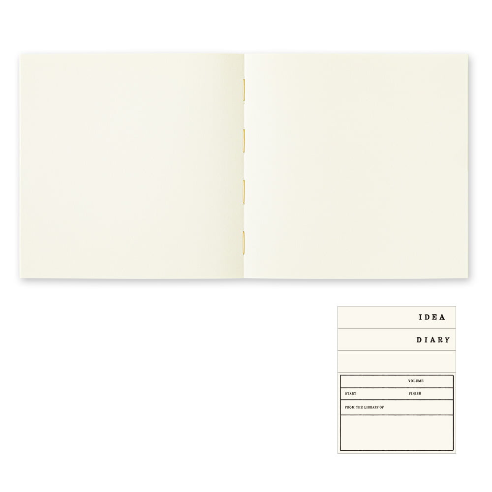 MD Notebook A5 Square Thick Blank