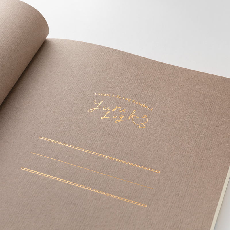 Yuru Log Notebook B6 Cat