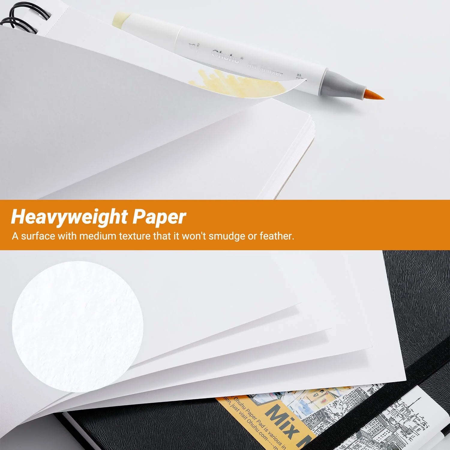 Ohuhu Mix Media Pad (275x210mm) 200 GSM 156bls