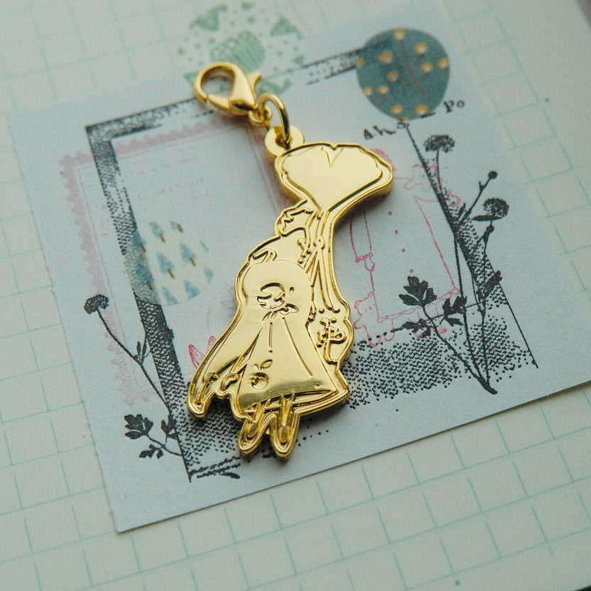 mikan manta brass skraut - floating
