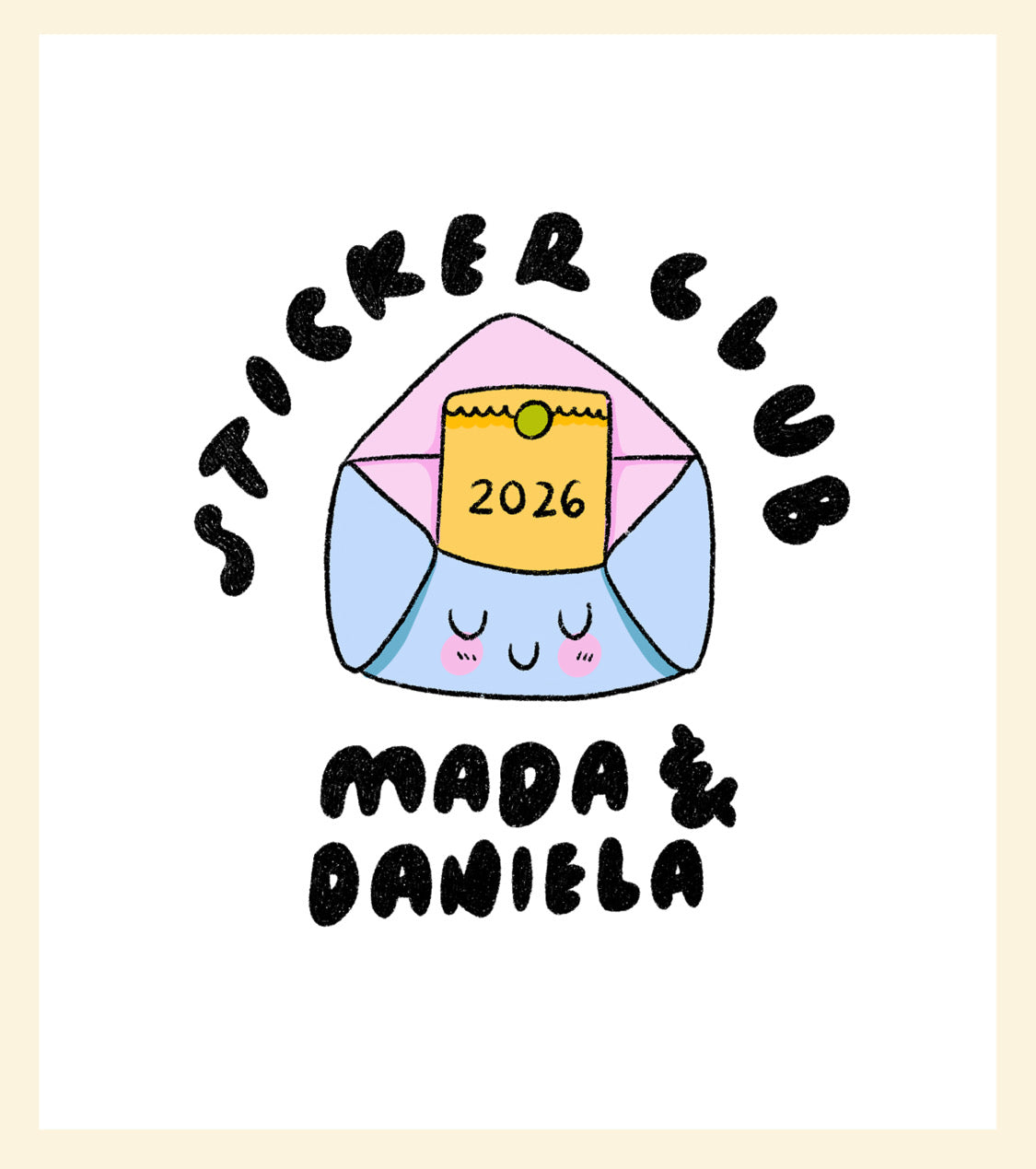 Sticker Club - Mada & Daniela / Límmiðaklúbbur - Mada & Daniela (febrúar)