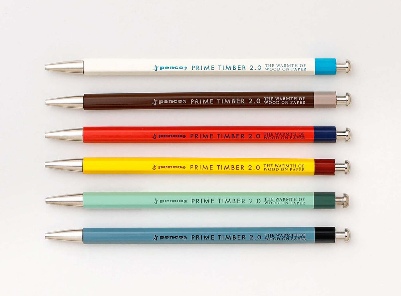 Prime Timber skrúfblýantur 2.0mm (hvítur með bláu)