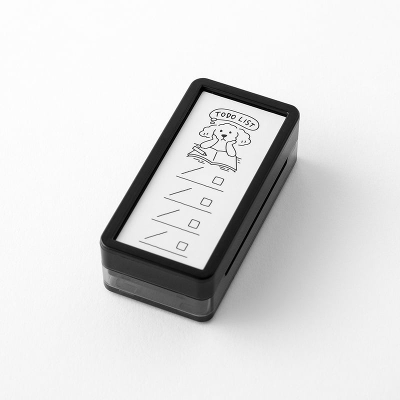 Paintable Stamp Pre-Inked To-do listi