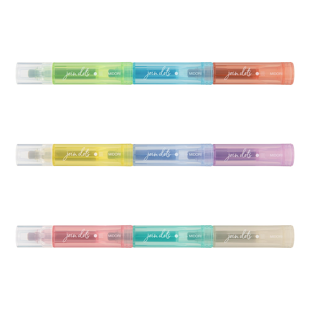 Connecting Pen Join Dots 3-Pack Light Tones