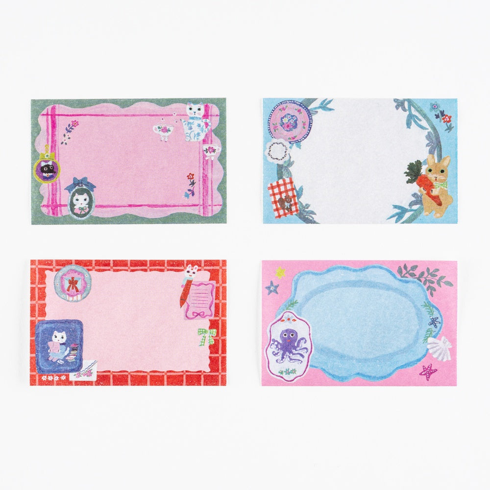 Yumi Kitagishi: Sticky Note Roll - White Cat’s Table Decorations