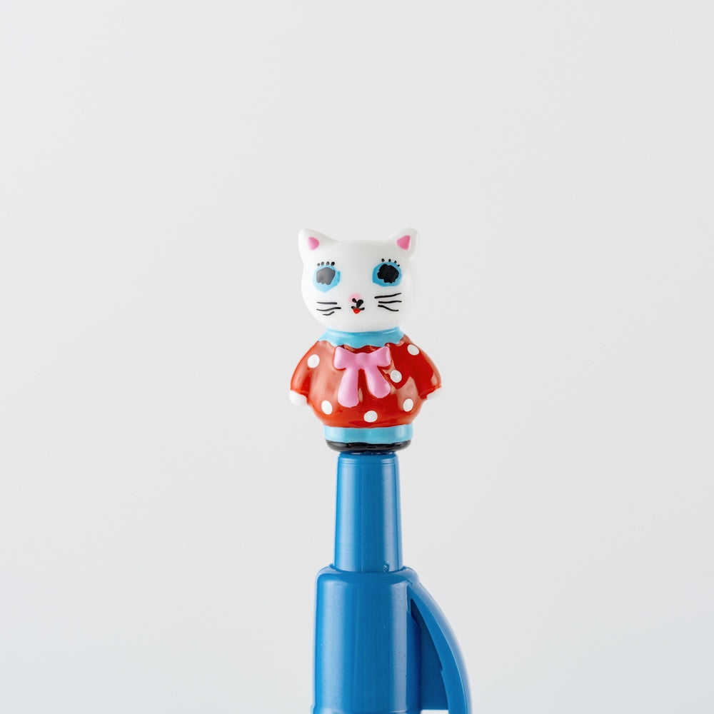 Yumi Kitagishi: Ballpoint Pen (0.5mm) - White Cat