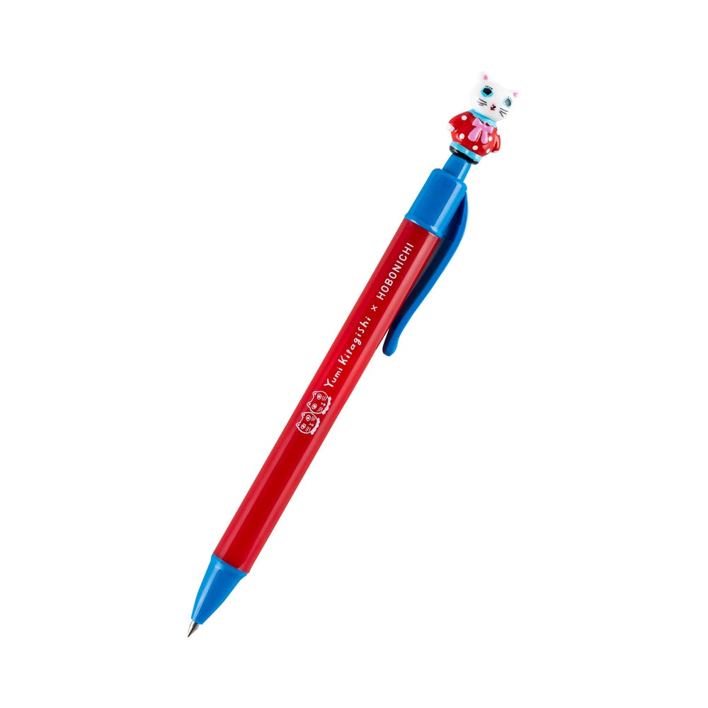 Yumi Kitagishi: Ballpoint Pen (0.5mm) - White Cat