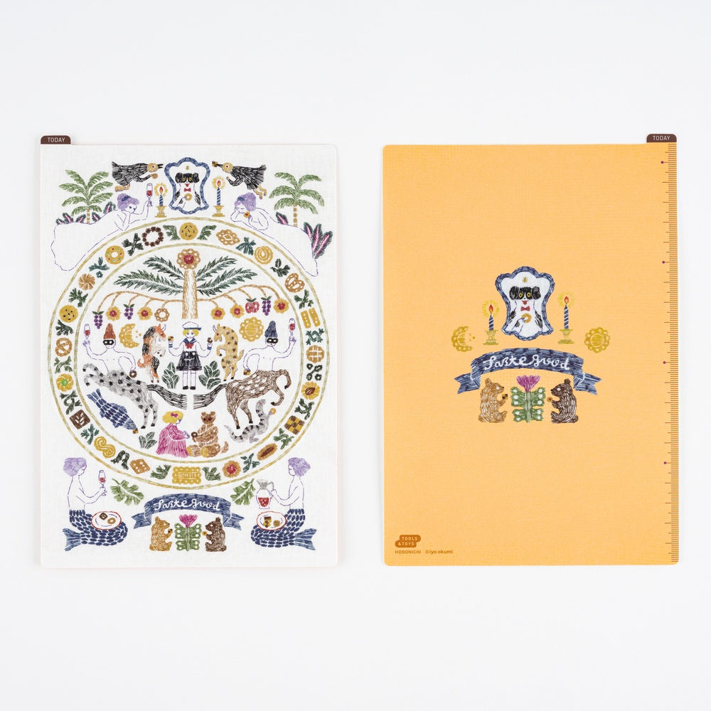 iyo okumi: Hobonichi Pencil Board for A5 Size (Happy Tea Time - Taste Good)