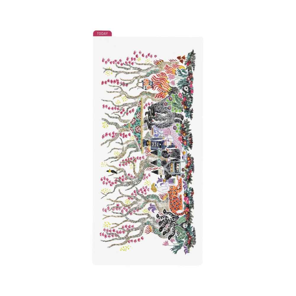 iyo okumi: Hobonichi Pencil Board for Weeks (Happy Tea Time - Group Party)