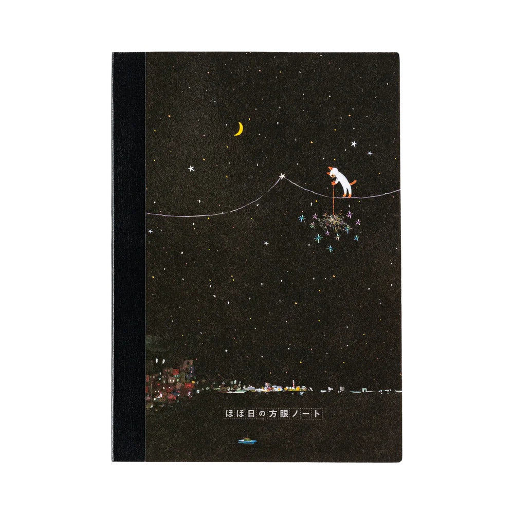 Hiroko Kubota: Hobonichi Graph Notebook (A5) - Another night of falling star sparklers