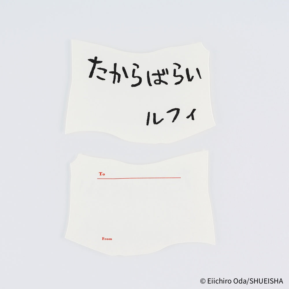 ONE PIECE magazine: Vivre Card & Treasure Tab Letterpress Printed Card