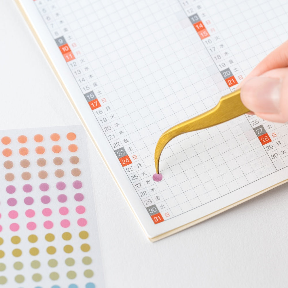 TSUKI no IRO: Transparent Dot Stickers (3.5mm)