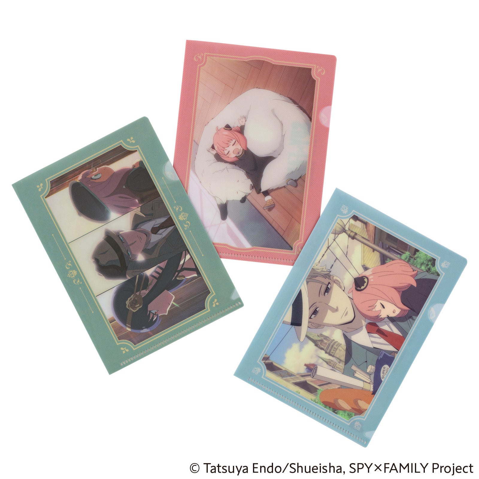 SPY x FAMILY: Hobonichi Clear Folder Set of 3 for A6 Size (SPY x FAMILY) Group 1