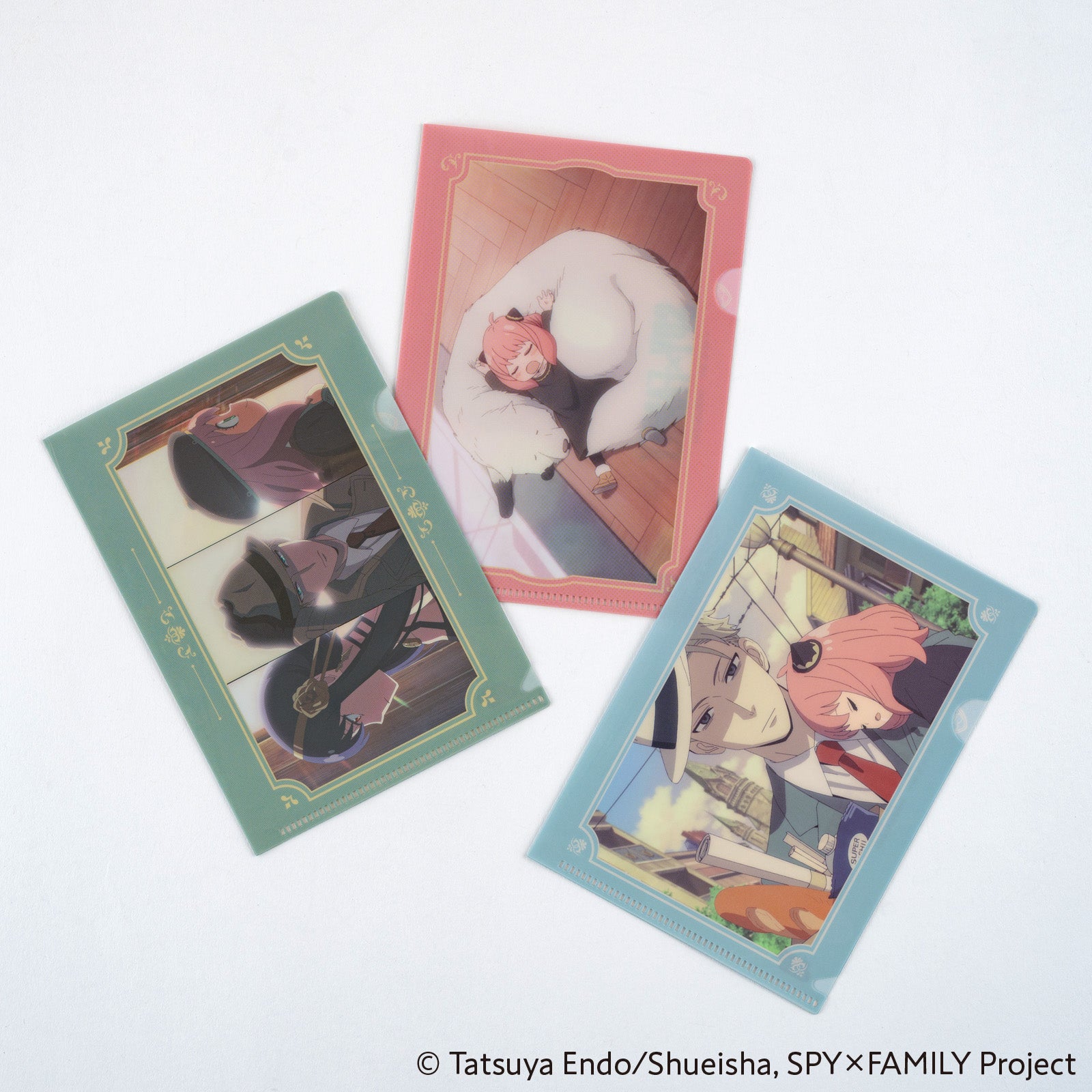 SPY x FAMILY: Hobonichi Clear Folder Set of 3 for A6 Size (SPY x FAMILY) Group 1