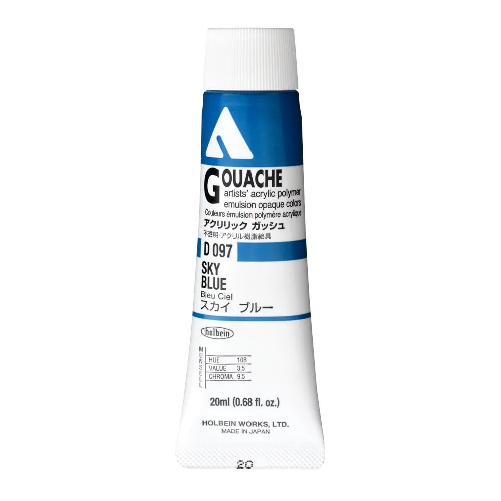 Holbein Akrýl Gvass (Acrylic Gouache) Master sett 12 litir x 20ml túbur
