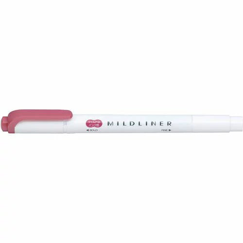 MILDLINER yfirstrikunarpenni - Mild Red