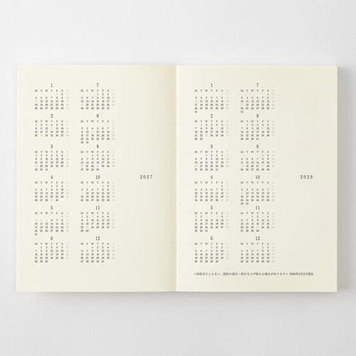 MD Notebook Diary A6 2027
