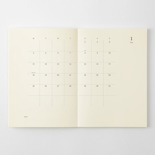 MD Notebook Diary A5 Thin 2027