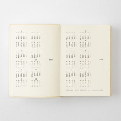 MD Notebook Diary A6 1 Day 1 Page 2027