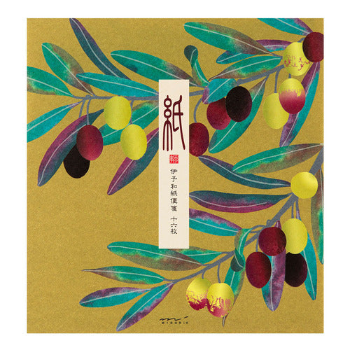 Bréfsefni (stærra) - ólífur