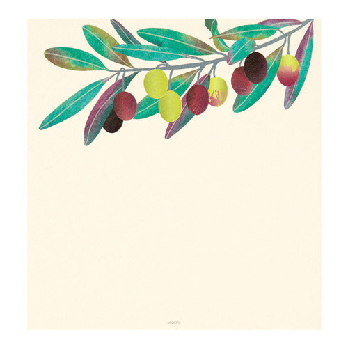 Bréfsefni (stærra) - ólífur