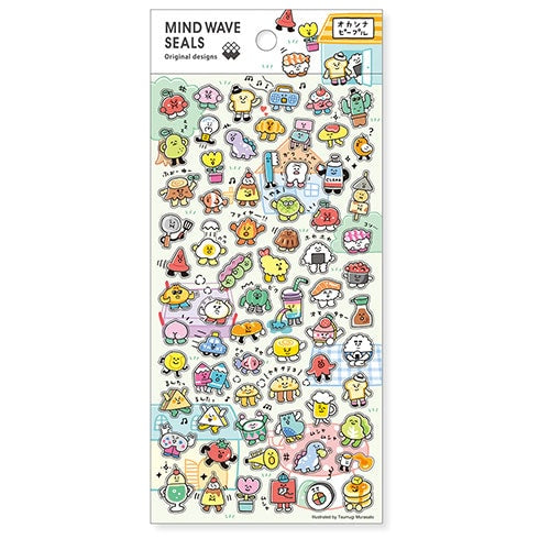 Límmiðar - glaður matur