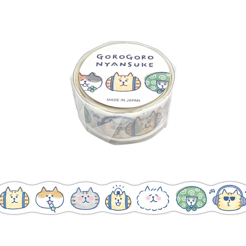 Skrautlímband - Gorogoro og vinir (18mm x 5m)