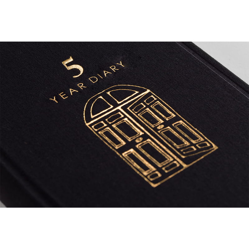 5 ára dagbók - svört