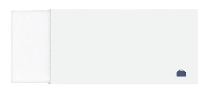 Kokuyo Hvítt Strokleður