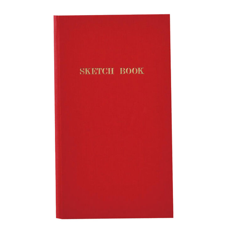 Stílabók með rúðustrikuðum síðum - Kokuyo Sketch Book (Red)