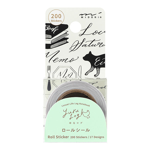 Yuru Log Vol. 3 Roll Sticker - Calligraphy
