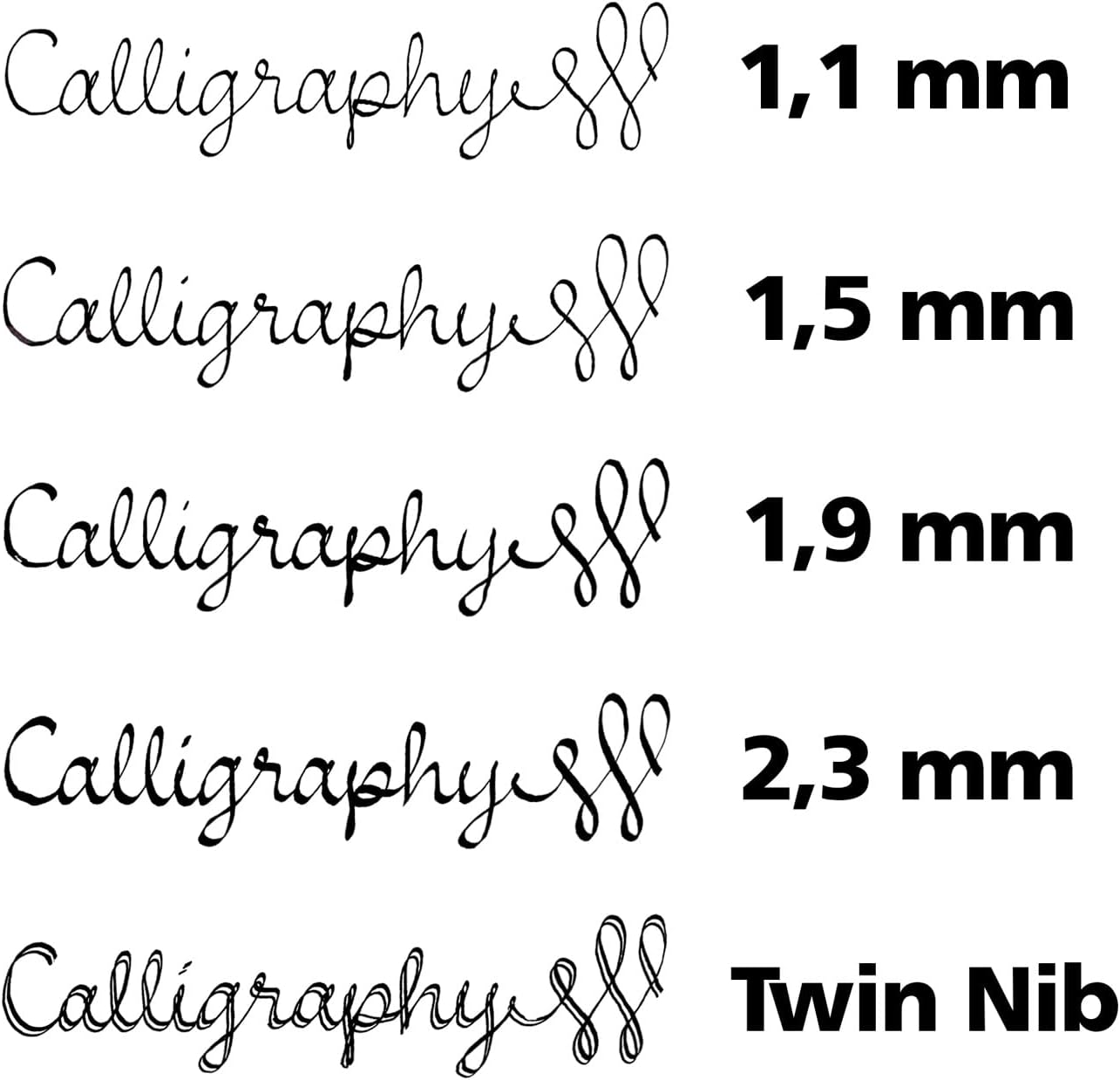 Kaweco Steel Nib Silver 1.1 with thread