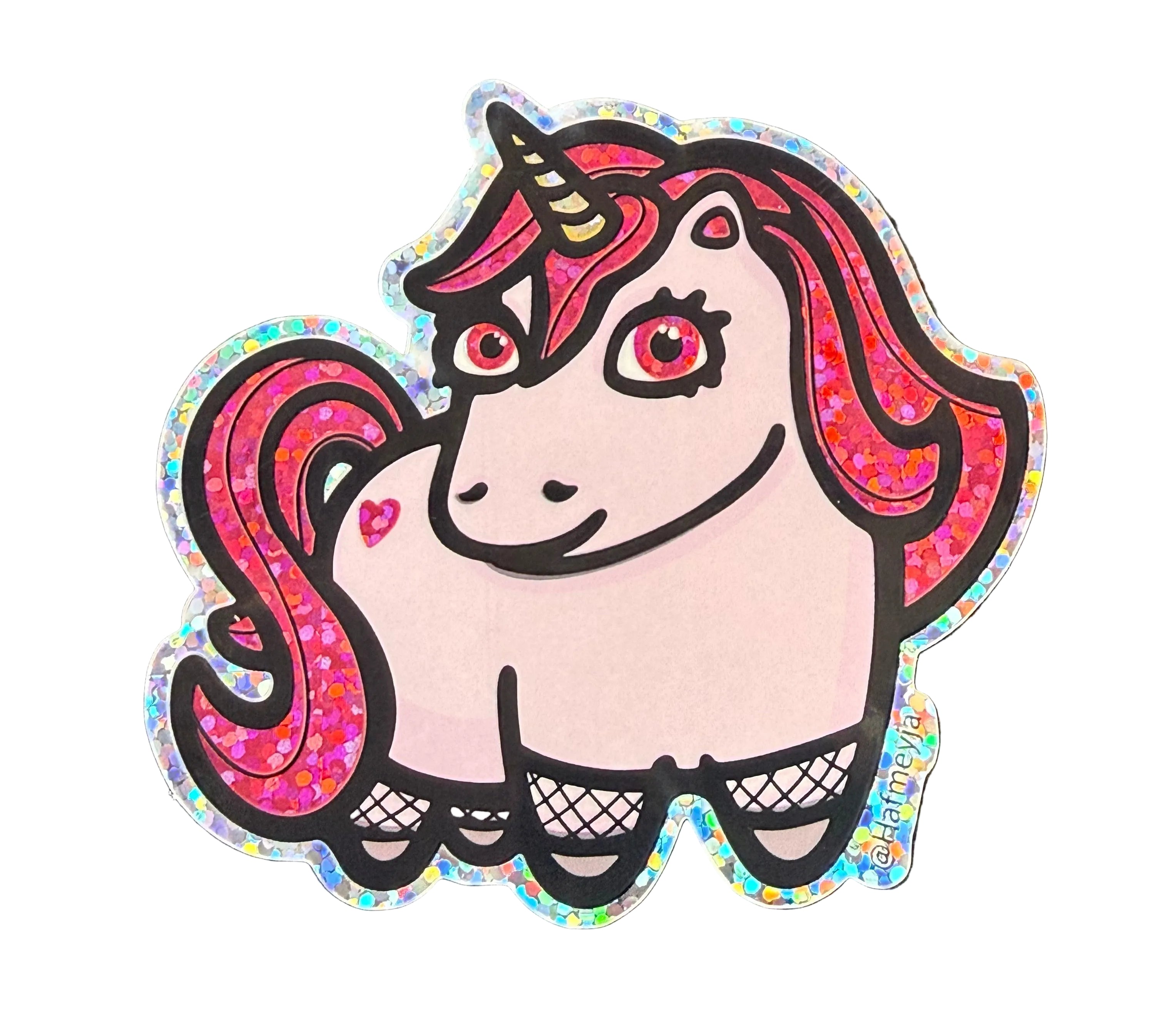 Hafmeyja stickers - einhyrningur