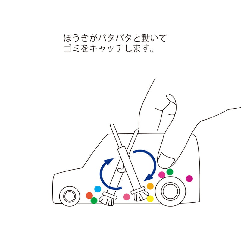 Litli hreingerningarbíllinn (blár)