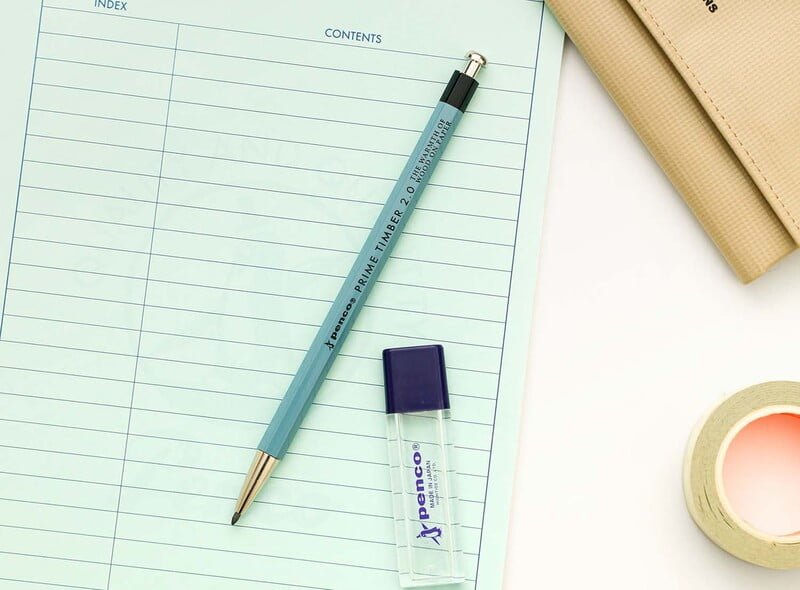 Prime Timber skrúfblýantur 2.0mm - blár